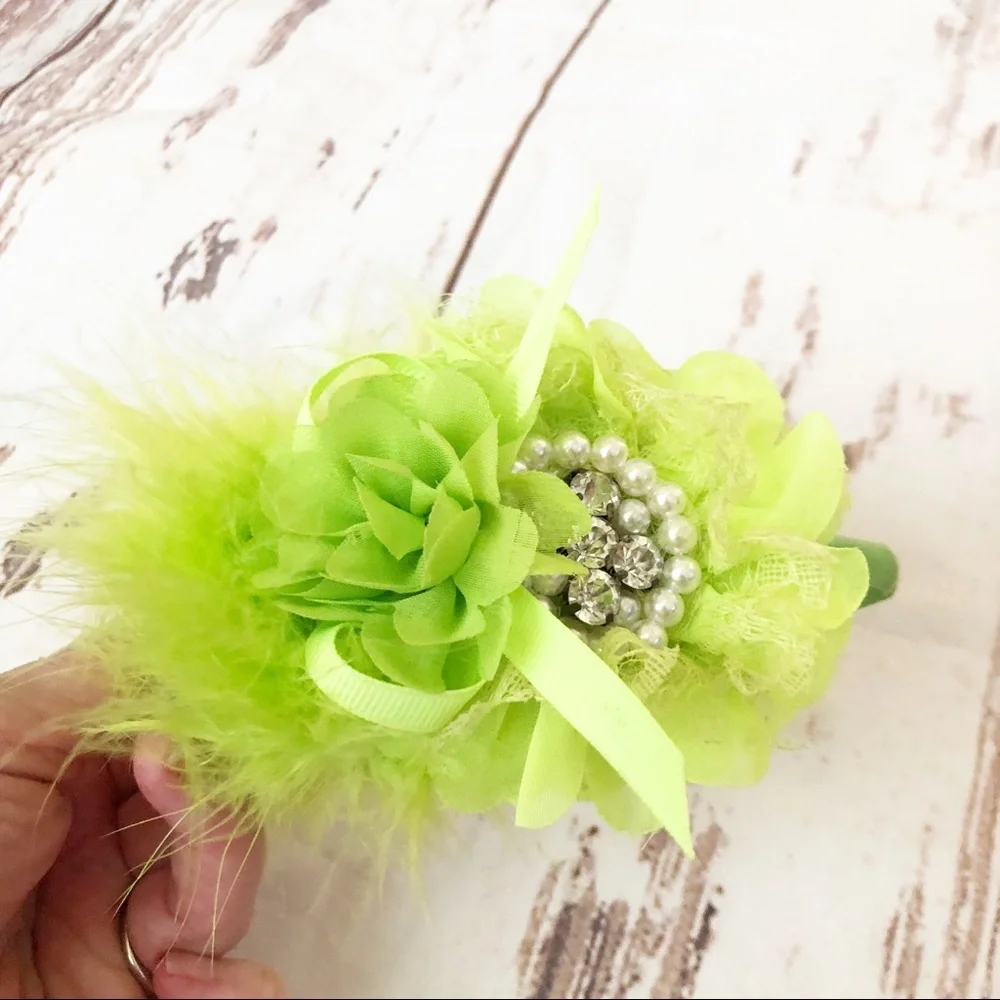 Beautiful Green Decorative Headband